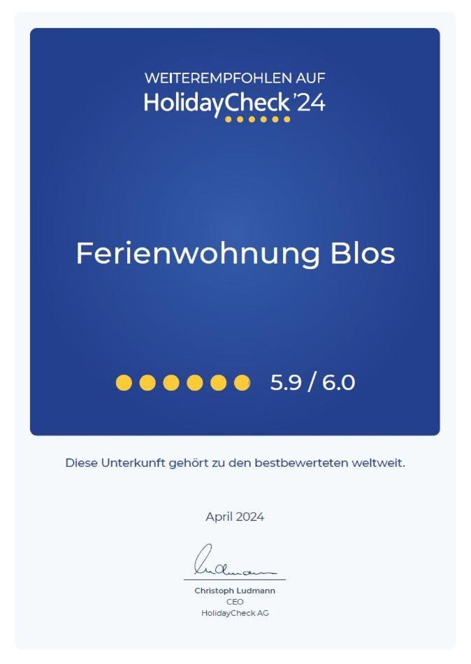 Ferienwohnungen Blos กราสเซา ภายนอก รูปภาพ